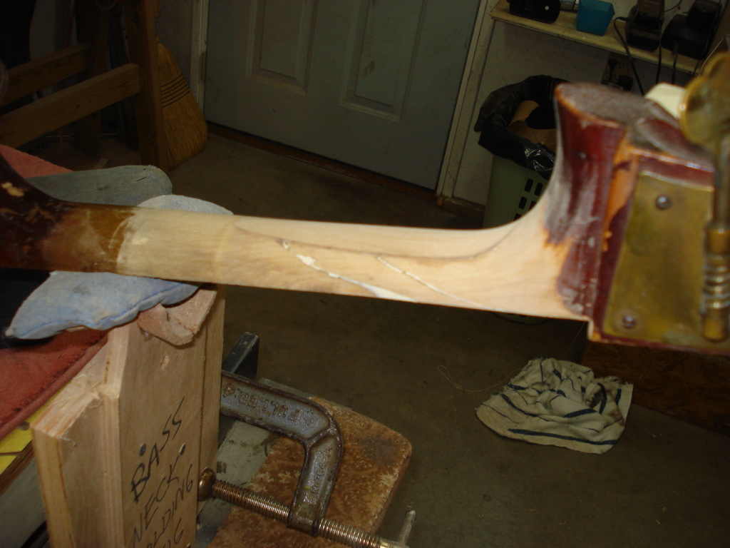 Another view of neck repair