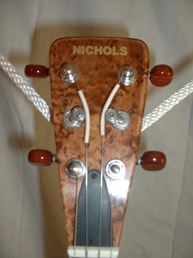 Here are some wooden tuner buttons on one of my banjos